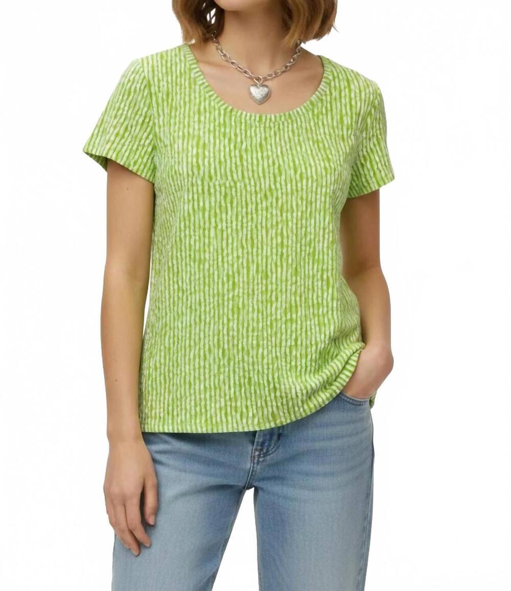 NEW HABITAT daisy dash tee in green